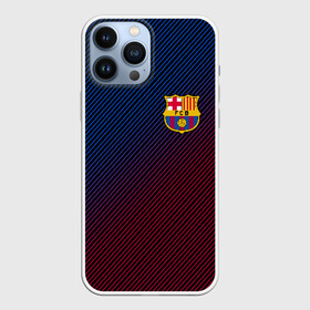 Чехол для iPhone 13 Pro Max с принтом FC BARCELONA ,  |  | Тематика изображения на принте: barcelona | fc barca | барка | барселона