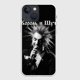 Чехол для iPhone 13 mini с принтом Король и Шут + Анархия (спина) ,  |  | Тематика изображения на принте: киш | король и шут | михаил горшенев