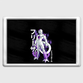 Магнит 45*70 с принтом Frieza (JAP_STYLE) , Пластик | Размер: 78*52 мм; Размер печати: 70*45 | anime | ball | dragon | dragon ball | manga | son goku | аниме | дракон | жемчуг | жемчуг дракона | манга | мяч | сон гоку