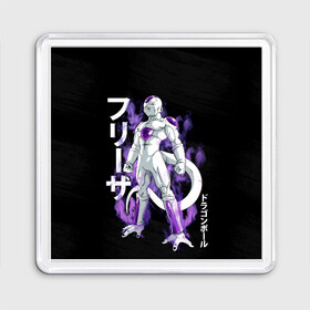 Магнит 55*55 с принтом Frieza (JAP_STYLE) , Пластик | Размер: 65*65 мм; Размер печати: 55*55 мм | anime | ball | dragon | dragon ball | manga | son goku | аниме | дракон | жемчуг | жемчуг дракона | манга | мяч | сон гоку