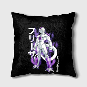 Подушка 3D с принтом Frieza (JAP_STYLE) , наволочка – 100% полиэстер, наполнитель – холлофайбер (легкий наполнитель, не вызывает аллергию). | состоит из подушки и наволочки. Наволочка на молнии, легко снимается для стирки | anime | ball | dragon | dragon ball | manga | son goku | аниме | дракон | жемчуг | жемчуг дракона | манга | мяч | сон гоку