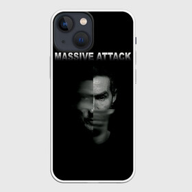 Чехол для iPhone 13 mini с принтом Massive attack ,  |  | 100 suns | dance | electronic | masive atack | masive attack | mezannine | one point six | tricky | trip hop | triphop | мэссив аттак