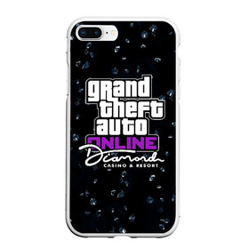 Чехол для iPhone 7Plus/8 Plus матовый с принтом GTA 5 Online CASINO , Силикон | Область печати: задняя сторона чехла, без боковых панелей | auto | casino | diamond | grand | gta | gta5 | poker | rockstar | theft | алмаз | бриллиант | брильянт | гта | гта5 | казино | карты | покер | рокстар | рулетка | тревор