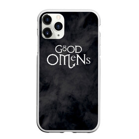 Чехол для iPhone 11 Pro Max матовый с принтом GOOD OMENS (КРЫЛЬЯ) , Силикон |  | Тематика изображения на принте: good omens | благие знамения | терри пратчетт