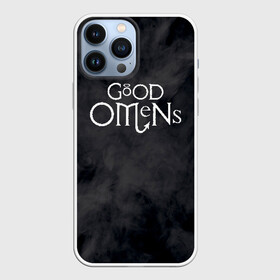 Чехол для iPhone 13 Pro Max с принтом GOOD OMENS (КРЫЛЬЯ) ,  |  | Тематика изображения на принте: good omens | благие знамения | терри пратчетт