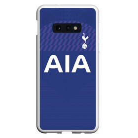 Чехол для Samsung S10E с принтом Tottenham away 19-20 , Силикон | Область печати: задняя сторона чехла, без боковых панелей | Тематика изображения на принте: barclays | champions | england | hotspur | kane | league | tottenham | англия | кейн | лига | тоттенхэм | хотспур | чемпионов | шпоры