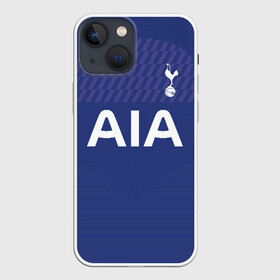 Чехол для iPhone 13 mini с принтом Tottenham away 19 20 ,  |  | Тематика изображения на принте: barclays | champions | england | hotspur | kane | league | tottenham | англия | кейн | лига | тоттенхэм | хотспур | чемпионов | шпоры