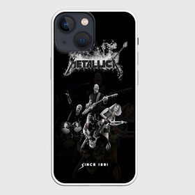 Чехол для iPhone 13 mini с принтом Metallica ,  |  | metalica | metallica | группа | джеймс хэтфилд | кирк хэмметт | ларс ульрих | метал | металика | металлика | миталика | музыка | роберт трухильо | рок | трэш | трэшметал | хард | хеви