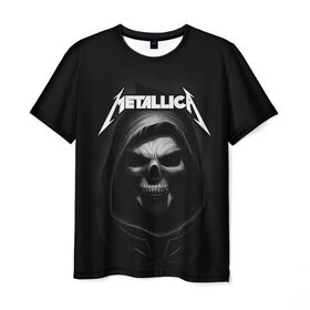 Мужская футболка 3D с принтом Metallica , 100% полиэфир | прямой крой, круглый вырез горловины, длина до линии бедер | Тематика изображения на принте: metalica | metallica | группа | джеймс хэтфилд | кирк хэмметт | ларс ульрих | метал | металика | металлика | миталика | музыка | роберт трухильо | рок | трэш | трэшметал | хард | хеви