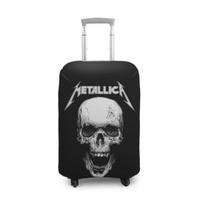 Чехол для чемодана 3D с принтом Metallica , 86% полиэфир, 14% спандекс | двустороннее нанесение принта, прорези для ручек и колес | metalica | metallica | группа | джеймс хэтфилд | кирк хэмметт | ларс ульрих | метал | металика | металлика | миталика | музыка | роберт трухильо | рок | трэш | трэшметал | хард | хеви