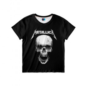 Детская футболка 3D с принтом Metallica , 100% гипоаллергенный полиэфир | прямой крой, круглый вырез горловины, длина до линии бедер, чуть спущенное плечо, ткань немного тянется | metalica | metallica | группа | джеймс хэтфилд | кирк хэмметт | ларс ульрих | метал | металика | металлика | миталика | музыка | роберт трухильо | рок | трэш | трэшметал | хард | хеви