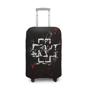 Чехол для чемодана 3D с принтом RAMMSTEIN , 86% полиэфир, 14% спандекс | двустороннее нанесение принта, прорези для ручек и колес | lindemann | lm | rammstein | rock | кристиан лоренц | линдеманн | лм | музыка | рамштайн | рок | тилль линдеманн