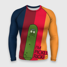 Мужской рашгард 3D с принтом Pickle Rick ,  |  | c 137 | morty | morty smith | portal | rick | rick and morty | rick sanchez | sanchez | smith | морти | морти смит | огурчик рик | пикл рик | пиклрик | портал | рик | рик и морти | рик санчез | санчез | смит