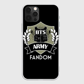 Чехол для iPhone 12 Pro Max с принтом BTS Army Fandom , Силикон |  | Тематика изображения на принте: army | bangtan boys | beyond the scene | boys | bts | chin | edm | emblem | fandom | fans | hieroglyphs | hip hop | jimin | k pop | logo | rainbow | rb | rm | south korean | армия | бойбенд | ви | джей хоуп | иероглифы | логотип | мальчики | радуга 