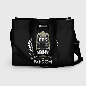 Сумка-шоппер 3D с принтом BTS Army Fandom , 100% полиэстер | застегивается на металлическую кнопку; внутренний карман застегивается на молнию. Стенки укреплены специальным мягким материалом, чтобы защитить содержимое от несильных ударов
 | army | bangtan boys | beyond the scene | boys | bts | chin | edm | emblem | fandom | fans | hieroglyphs | hip hop | jimin | k pop | logo | rainbow | rb | rm | south korean | армия | бойбенд | ви | джей хоуп | иероглифы | логотип | мальчики | радуга 