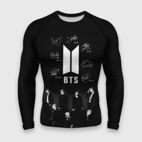 Мужской рашгард 3D с принтом BTS ,  |  | autographs | bangtan boys | beyond the scene | boyband | boys | bts | chin | chonguk | edm | emblem | hip hop | jimin | jj hope | k pop | logo | rb | rm | shuga | south korean | wee | автографы | бойбенд | ви | джей хоуп | логотип | мальчики | сюга 