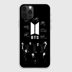 Чехол для iPhone 12 Pro Max с принтом BTS , Силикон |  | Тематика изображения на принте: autographs | bangtan boys | beyond the scene | boyband | boys | bts | chin | chonguk | edm | emblem | hip hop | jimin | jj hope | k pop | logo | rb | rm | shuga | south korean | wee | автографы | бойбенд | ви | джей хоуп | логотип | мальчики | сюга 