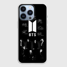 Чехол для iPhone 13 Pro с принтом BTS ,  |  | autographs | bangtan boys | beyond the scene | boyband | boys | bts | chin | chonguk | edm | emblem | hip hop | jimin | jj hope | k pop | logo | rb | rm | shuga | south korean | wee | автографы | бойбенд | ви | джей хоуп | логотип | мальчики | сюга 