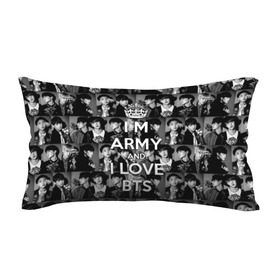 Подушка 3D антистресс с принтом I am army and I lover BTS , наволочка — 100% полиэстер, наполнитель — вспененный полистирол | состоит из подушки и наволочки на молнии | Тематика изображения на принте: bangtan boys | beyond the scene | boyband | boys | bts | chin | chonguk | collage | crown | edm | flowers | hip hop | jimin | jj hope | k pop | photo | r  b | rm | south korean | suga | wee | бойбенд | ви | джей хоуп | коллаж | корона | мальчики | с