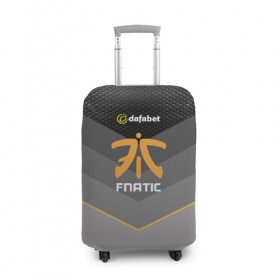 Чехол для чемодана 3D с принтом cs:go (Fnatic) , 86% полиэфир, 14% спандекс | двустороннее нанесение принта, прорези для ручек и колес | cs:go