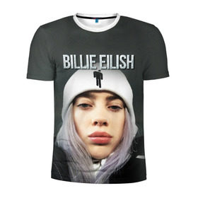 Мужская футболка 3D спортивная с принтом BILLIE EILISH , 100% полиэстер с улучшенными характеристиками | приталенный силуэт, круглая горловина, широкие плечи, сужается к линии бедра | ayelish | bad guy | bellyache | bilie eilish | bilie elish | billie | billie eilish | eilish | electronic | elish | music | били айлиш | билли айлиш | эйлиш | элиш