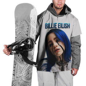 Накидка на куртку 3D с принтом BILLIE EILISH , 100% полиэстер |  | ayelish | bad guy | bellyache | bilie eilish | bilie elish | billie | billie eilish | eilish | electronic | elish | music | били айлиш | билли айлиш | эйлиш | элиш