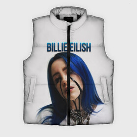 Мужской жилет утепленный 3D с принтом BILLIE EILISH ,  |  | ayelish | bad guy | bellyache | bilie eilish | bilie elish | billie | billie eilish | eilish | electronic | elish | music | били айлиш | билли айлиш | эйлиш | элиш