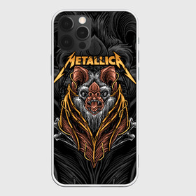 Чехол для iPhone 12 Pro с принтом Metallica  , силикон | область печати: задняя сторона чехла, без боковых панелей | american | bat | bones | emblem | fangs | james hetfield | kirk hammett | metal band | metallica | mouse | music | rock | vampire | американская | вампир | джеймс хетфилд | кирк хэмметт | клыки | кости | ларс ульрих | летучая | метал группа | мет