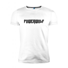 Мужская футболка премиум с принтом Powerwolf , 92% хлопок, 8% лайкра | приталенный силуэт, круглый вырез ворота, длина до линии бедра, короткий рукав | powerwolf | метал | повервольф | повервульф | рок