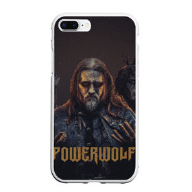 Чехол для iPhone 7Plus/8 Plus матовый с принтом Powerwolf , Силикон | Область печати: задняя сторона чехла, без боковых панелей | powerwolf | метал | повервольф | повервульф | рок