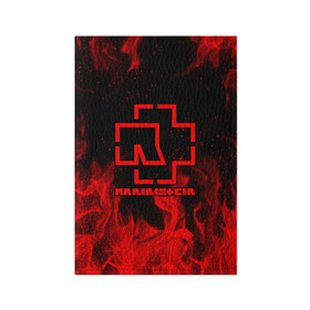 Обложка для паспорта матовая кожа с принтом RAMMSTEIN , натуральная матовая кожа | размер 19,3 х 13,7 см; прозрачные пластиковые крепления | Тематика изображения на принте: fire | flake | rammstein | smoke | дым | огонь | пламя | пожар | рамштайн