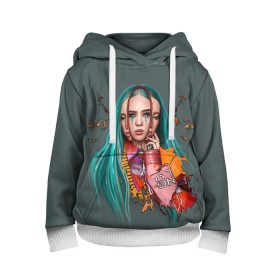 Детская толстовка 3D с принтом BILLIE EILISH , 100% полиэстер | двухслойный капюшон со шнурком для регулировки, мягкие манжеты на рукавах и по низу толстовки, спереди карман-кенгуру с мягким внутренним слоем | ayelish | bad guy | bellyache | bilie eilish | bilie elish | billie | billie eilish | eilish | electronic | elish | music | били айлиш | билли айлиш | эйлиш | элиш