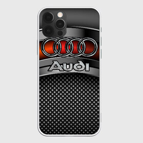 Чехол для iPhone 12 Pro Max с принтом Audi Metal , Силикон |  | audi | metal | авто | ауди | железо | кольчуга | лого авто | метал | металлическая | сетка | сталь | цепи