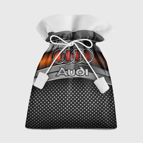 Подарочный 3D мешок с принтом Audi Metal , 100% полиэстер | Размер: 29*39 см | audi | metal | авто | ауди | железо | кольчуга | лого авто | метал | металлическая | сетка | сталь | цепи