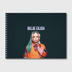 Альбом для рисования с принтом BILLIE EILISH , 100% бумага
 | матовая бумага, плотность 200 мг. | ayelish | bad guy | bellyache | bilie eilish | bilie elish | billie | billie eilish | eilish | electronic | elish | music | били айлиш | билли айлиш | эйлиш | элиш