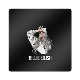 Магнит виниловый Квадрат с принтом BILLIE EILISH , полимерный материал с магнитным слоем | размер 9*9 см, закругленные углы | ayelish | bad guy | bellyache | bilie eilish | bilie elish | billie | billie eilish | eilish | electronic | elish | music | били айлиш | билли айлиш | эйлиш | элиш