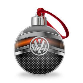 Ёлочный шар с принтом Volkswagen Metal , Пластик | Диаметр: 77 мм | volkswagen | авто | волксваген | вольсваген | железо | кольчуга | лого авто | метал | металлическая | сетка | сталь | цепи