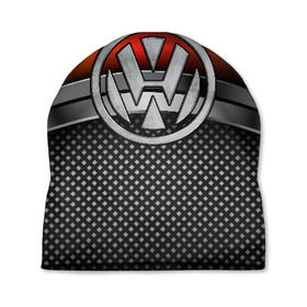 Шапка 3D с принтом Volkswagen Metal , 100% полиэстер | универсальный размер, печать по всей поверхности изделия | volkswagen | авто | волксваген | вольсваген | железо | кольчуга | лого авто | метал | металлическая | сетка | сталь | цепи