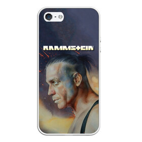 Чехол для iPhone 5/5S матовый с принтом Rammstein , Силикон | Область печати: задняя сторона чехла, без боковых панелей | amerika | art | germany | logo | rammstein | rock | till lindemann | арт | германия | группа | логотип | музыка | немецкая группа | немцы | песня | раммштайн | рамштайн | рок