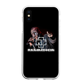 Чехол для iPhone XS Max матовый с принтом Rammstein , Силикон | Область печати: задняя сторона чехла, без боковых панелей | amerika | art | germany | logo | rammstein | rock | till lindemann | арт | германия | группа | логотип | музыка | немецкая группа | немцы | песня | раммштайн | рамштайн | рок