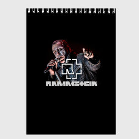 Скетчбук с принтом Rammstein , 100% бумага
 | 48 листов, плотность листов — 100 г/м2, плотность картонной обложки — 250 г/м2. Листы скреплены сверху удобной пружинной спиралью | amerika | art | germany | logo | rammstein | rock | till lindemann | арт | германия | группа | логотип | музыка | немецкая группа | немцы | песня | раммштайн | рамштайн | рок