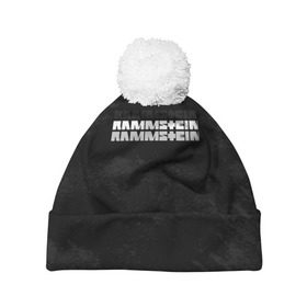 Шапка 3D c помпоном с принтом Rammstein , 100% полиэстер | универсальный размер, печать по всей поверхности изделия | amerika | art | germany | logo | rammstein | rock | till lindemann | арт | германия | группа | логотип | музыка | немецкая группа | немцы | песня | раммштайн | рамштайн | рок