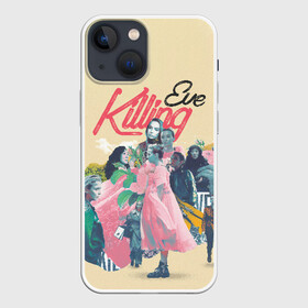 Чехол для iPhone 13 mini с принтом Killing Eve collage ,  |  | Тематика изображения на принте: eve | killing eve | oksana astankova | villanelle | вилланель | ева | оксана