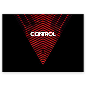 Поздравительная открытка с принтом CONTROL , 100% бумага | плотность бумаги 280 г/м2, матовая, на обратной стороне линовка и место для марки
 | 2019 | bureau | control | courtney | faden | game | games | hiss | hope | jesse | remedy | shooter | бюро | джесси | игра | игры | контрол | кортни | фейденс | фэйден | хоуп | шипящие | шутер