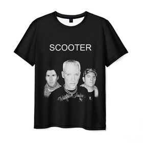Мужская футболка 3D с принтом Scooter , 100% полиэфир | прямой крой, круглый вырез горловины, длина до линии бедер | scooter | германия | клуб | клубная музыка | музыка | немецкая группа | скутер | танцевальная | электронная