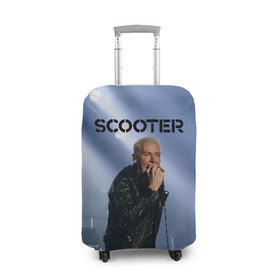 Чехол для чемодана 3D с принтом Scooter , 86% полиэфир, 14% спандекс | двустороннее нанесение принта, прорези для ручек и колес | scooter | германия | клуб | клубная музыка | музыка | немецкая группа | скутер | танцевальная | электронная