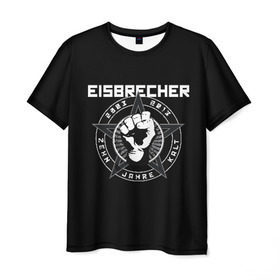 Мужская футболка 3D с принтом EISBRECHER , 100% полиэфир | прямой крой, круглый вырез горловины, длина до линии бедер | eisbrecher | metal | rock | метал | рок