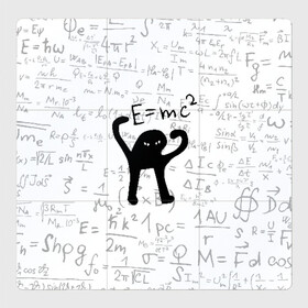 Магнитный плакат 3Х3 с принтом ЪУЪ СЪУКА E=mc2 , Полимерный материал с магнитным слоем | 9 деталей размером 9*9 см | cat | emc 2 | emc2 | mem | memes | truxkot19 | знаменитые формулы | интернет приколы | кот | мем | мем кот | физика | формулы | ъуъ | ъуъ съука | эйнштейн