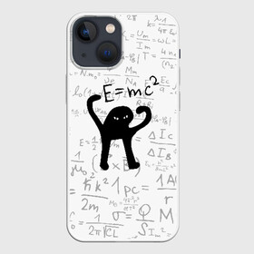 Чехол для iPhone 13 mini с принтом ЪУЪ СЪУКА Emc2 ,  |  | cat | emc 2 | emc2 | mem | memes | truxkot19 | знаменитые формулы | интернет приколы | кот | мем | мем кот | физика | формулы | ъуъ | ъуъ съука | эйнштейн