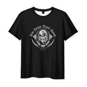 Мужская футболка 3D с принтом Five Finger Death Punch , 100% полиэфир | прямой крой, круглый вырез горловины, длина до линии бедер | 5fdp | ffdp | five finger | five finger death | five finger death punch | metal | rock | метал | рок